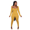 Women's Set Fashion Long-Sleeve 2 Two Piece Suit MALSOOA