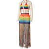 Colored Sun Rainbow Crochet Tassel Two Piece Set MALSOOA