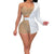 Tube Top & Short Sets Jumpsuit 3 Piece Outfits MALSOOA