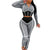 Yoga clothes Activewear Contrast color Tight 2-piece sports suit MALSOOA