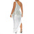 Sequin Side Slit Fringe Maxi Dress MALSOOA