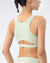 Hollow Sport Bra Fitness Yoga Top Vest-Light green MALSOOA
