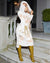 Solid Cutout Hooded Dress MALSOOA