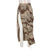 Camouflage Wash Pocket Slit Tassel Skirt MALSOOA