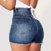 Fashion Scratched Shorts Jeans MALSOOA