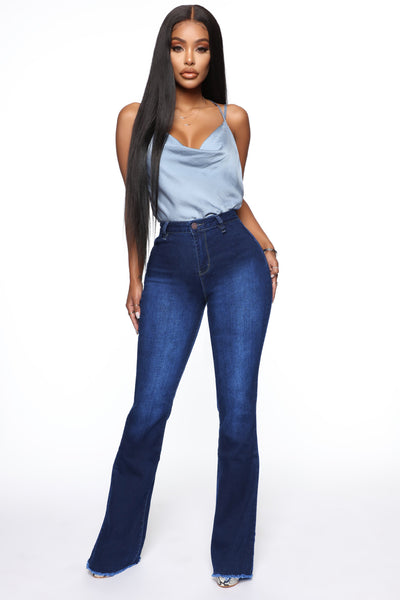 Stretch Flare Jeans MALSOOA