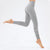 Solid High Waist Sports Gym Wear Leggings-Grey MALSOOA