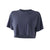 T-Shirt Short Sleeve Modal Loose Sport Yoga Top-Navy blue MALSOOA