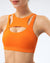 Hollow Sport Bra Fitness Yoga Top Vest-Orange MALSOOA