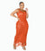 Solid Sleeveless Knit Fringe Beach Dress MALSOOA