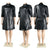 Leather Party Women Stretch Streetwear Elegant Midi Dress MALSOOA