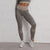 Khaki seamless high waist nude tight Yoga Pants MALSOOA