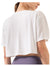 T-Shirt Short Sleeve Modal Loose Sport Yoga Top-White MALSOOA