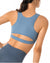Hollow Sport Bra Fitness Yoga Top Vest-Grey blue MALSOOA