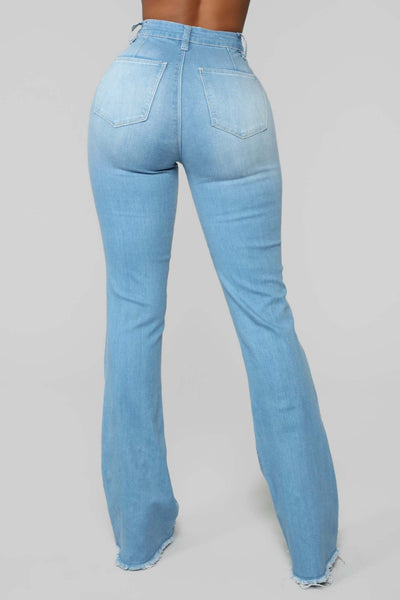 Stretch Flare Jeans MALSOOA