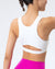 Hollow Sport Bra Fitness Yoga Top Vest-White MALSOOA