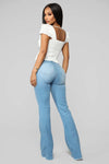 Stretch Flare Jeans MALSOOA