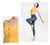 Zip Front Yoga Bra-Yellow MALSOOA