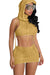 Sleeveless Hooded Beach Skirt Set MALSOOA