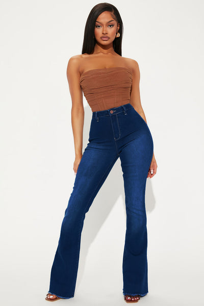 Stretch Flare Jeans MALSOOA