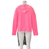 Irregular Laced Hoodie MALSOOA