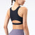 Hollow Sport Bra Fitness Yoga Top Vest-Black MALSOOA