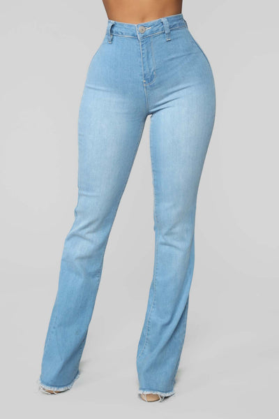 Stretch Flare Jeans MALSOOA