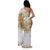 One Shoulder See Through Mesh Sequin Print Dress MALSOOA