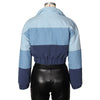 Winter Casual Patchwork Zipper Jacket Outerwear ZSC